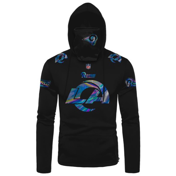 Personalized-Nfl-Los-Angeles-Rams-Black-Hologran-Color-3D-Hoodie-Mask-2