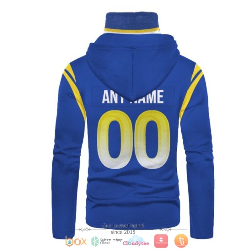 Personalized Nfl Los Angeles Rams Blue Custom Hoodie Mask Personalized Nfl Los Angeles Rams Blue Custom Hoodie Mask