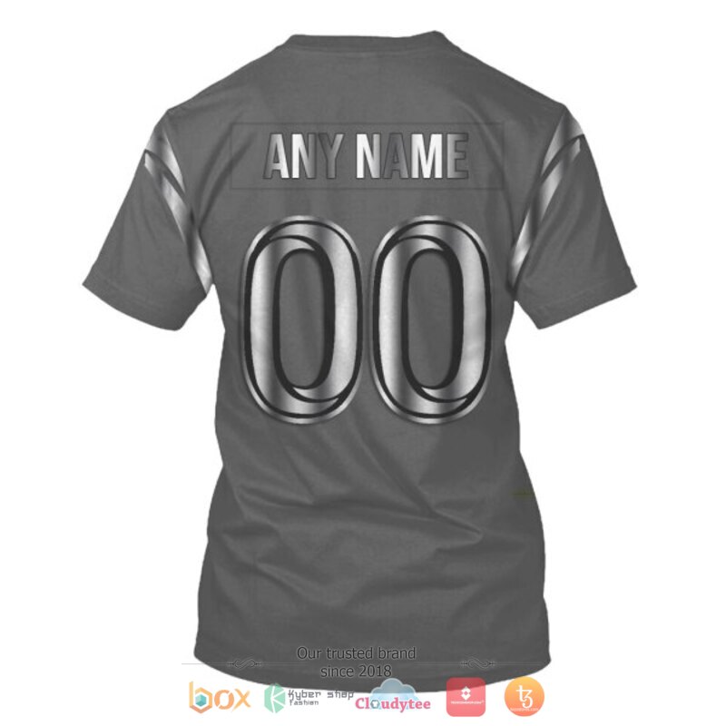Personalized Nfl Los Angeles Rams Dark Grey Custom 3D Shirt Personalized Nfl Los Angeles Rams Dark Grey Custom 3D Shirt