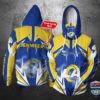 Personalized Nfl Los Angeles Rams Lightning Gaiter 3D Hoodie