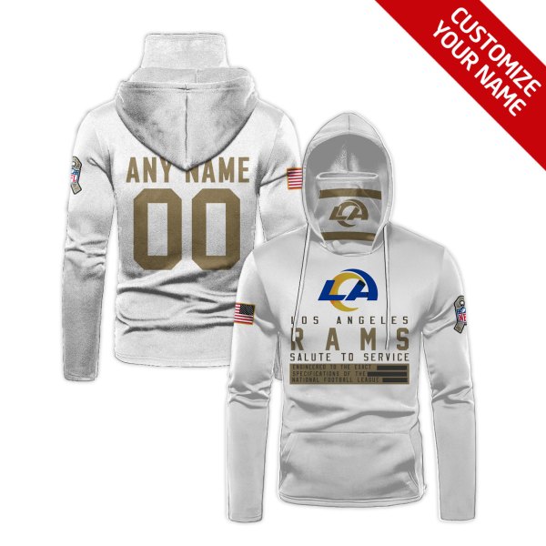Personalized-Nfl-Los-Angeles-Rams-White-3D-Hoodie-Mask-1