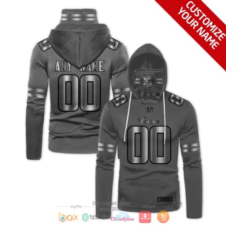 Personalized-Nfl-Minnesota-Vikings-Dark-Grey-Custom-3D-Hoodie-Mask-1