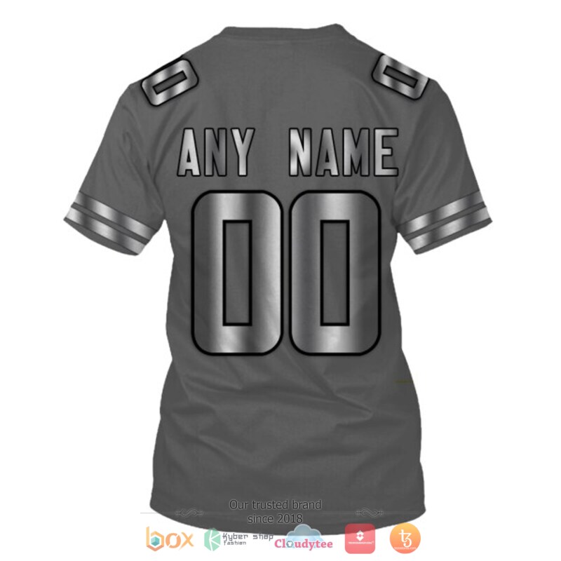Personalized Nfl Minnesota Vikings Dark Grey Custom 3D Shirt Personalized Nfl Minnesota Vikings Dark Grey Custom 3D Shirt