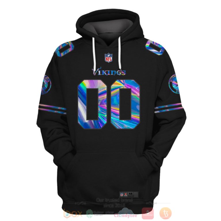 Personalized-Nfl-Minnesota-Vikings-Football-Team-Black-Hologram-Color-3D-Hoodie-Shirt-3