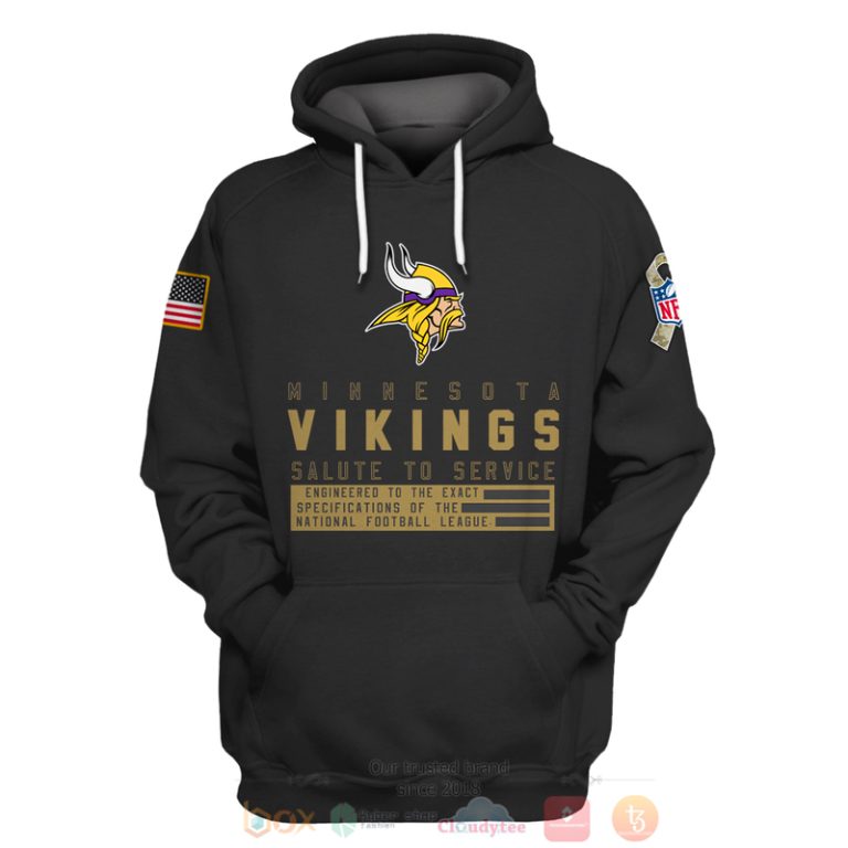 Personalized-Nfl-Minnesota-Vikings-Salute-To-Service-Black-3D-Hoodie-Shirt-3