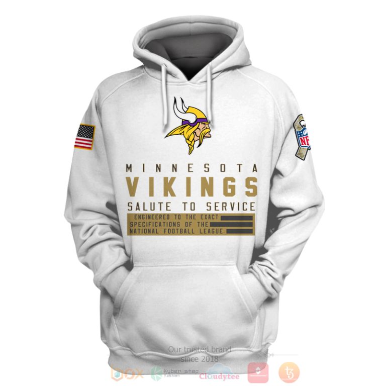 Personalized-Nfl-Minnesota-Vikings-Salute-To-Service-White-3D-Hoodie-Shirt-3