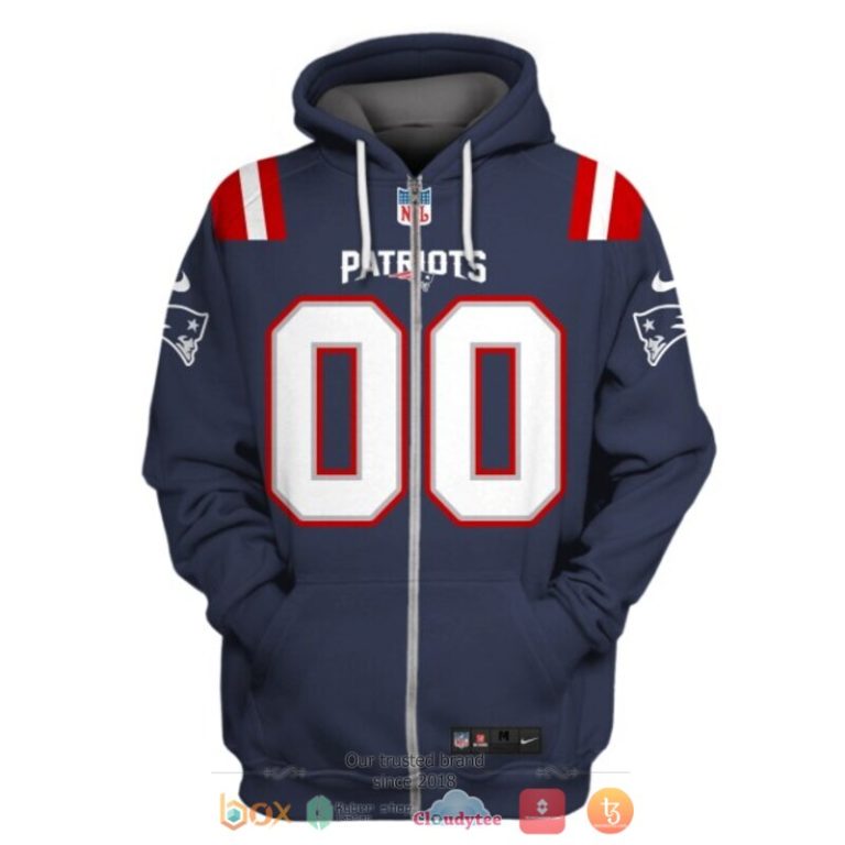 Personalized-Nfl-New-England-Patriots-Blue-Custom-3D-Shirt-Hoodie-2