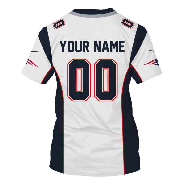 Personalized Nfl New England Patriots Navy 3D Shirt Personalized Nfl New England Patriots Navy 3D Shirt