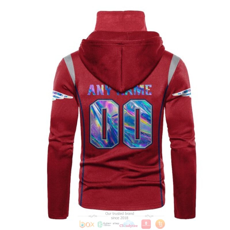 Personalized Nfl New England Patriots Red Custom 3D Hoodie Mask Personalized Nfl New England Patriots Red Custom 3D Hoodie Mask