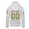 Personalized Nfl New England Patriots White 3D Hoodie Mask