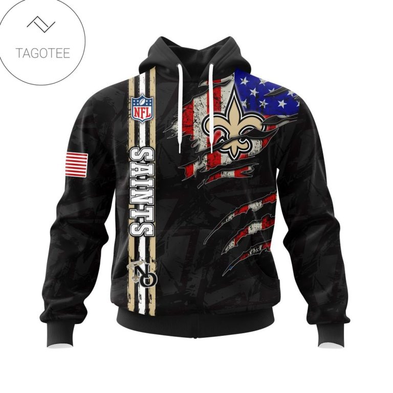 Personalized-Nfl-New-Orleans-Saints-Name-Number-With-United-States-Flag-Hoodie-1