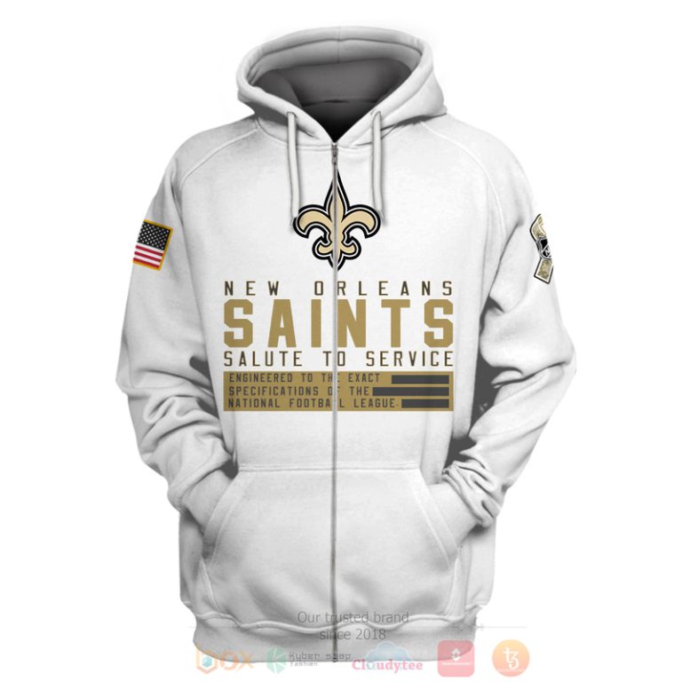 Personalized-Nfl-New-Orleans-Saints-Salute-To-Service-White-3D-Hoodie-Shirt-2