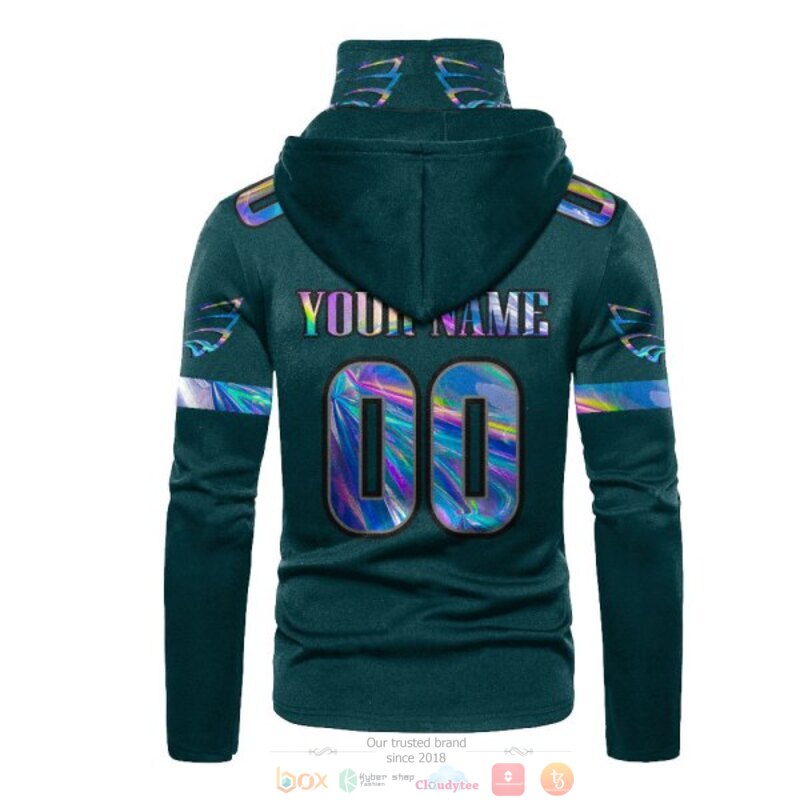 Personalized Nfl Philadelphia Eagles Dark Green Custom 3D Hoodie Mask Personalized Nfl Philadelphia Eagles Dark Green Custom 3D Hoodie Mask