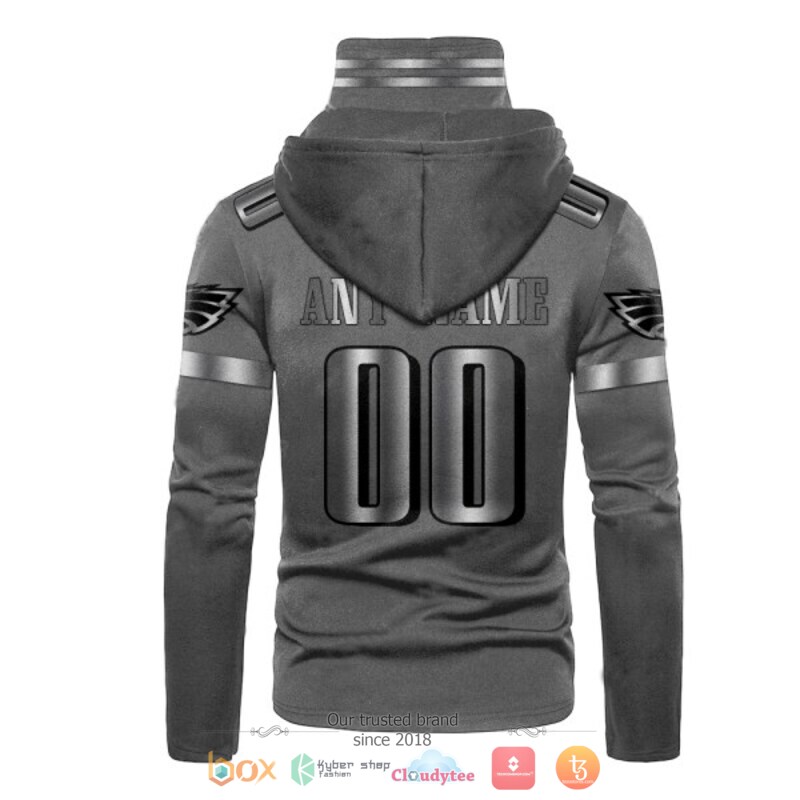 Personalized Nfl Philadelphia Eagles Dark Grey Custom 3D Hoodie Mask Personalized Nfl Philadelphia Eagles Dark Grey Custom 3D Hoodie Mask