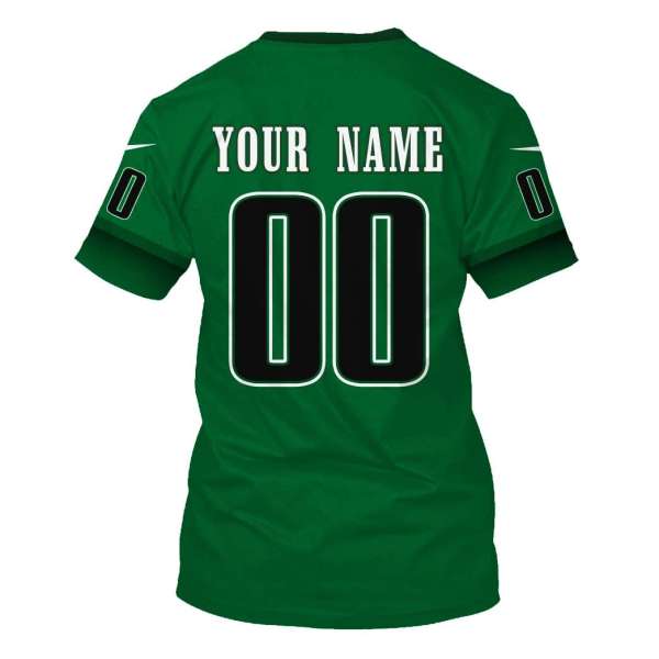Personalized Nfl Philadelphia Eagles Green 3D Shirt Personalized Nfl Philadelphia Eagles Green 3D Shirt