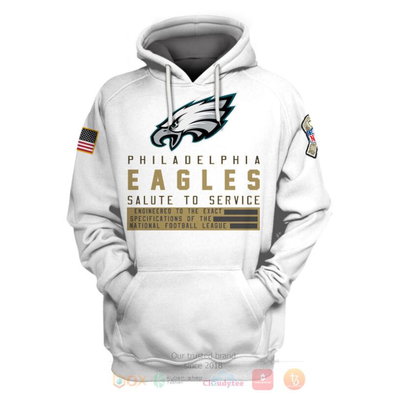 Personalized-Nfl-Philadelphia-Eagles-Salute-To-Service-White-3D-Hoodie-Shirt-3