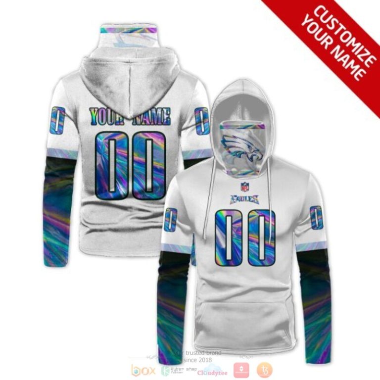 Personalized-Nfl-Philadelphia-Eagles-White-Green-Custom-3D-Hoodie-Mask-1