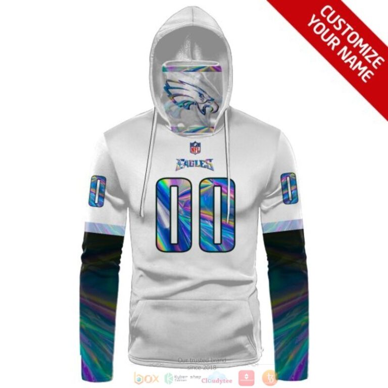 Personalized-Nfl-Philadelphia-Eagles-White-Green-Custom-3D-Hoodie-Mask-2