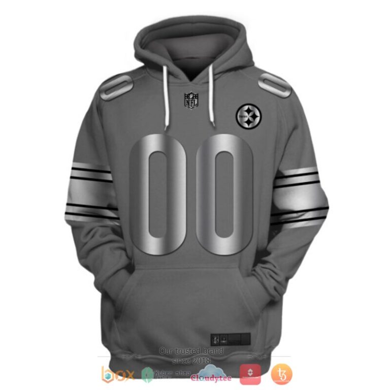 Personalized-Nfl-Pittsburgh-Steelers-Dark-Grey-Custom-3D-Shirt-Hoodie-3