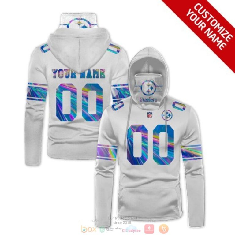 Personalized-Nfl-Pittsburgh-Steelers-White-Custom-3D-Hoodie-Mask-1