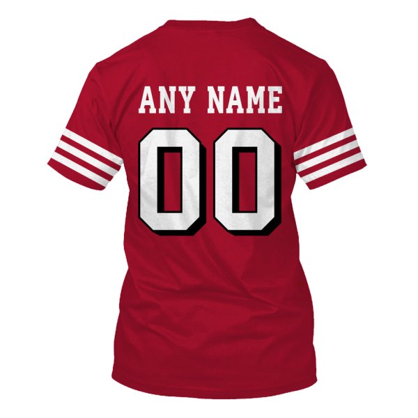 Personalized Nfl San Francisco 49Ers 75Th Anniversary 3D Shirt Personalized Nfl San Francisco 49Ers 75Th Anniversary 3D Shirt