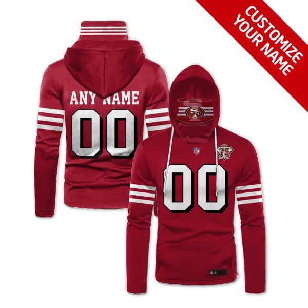 Personalized-Nfl-San-Francisco-49Ers-75Th-Red-3D-Hoodie-Mask-1