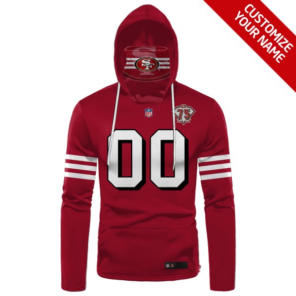 Personalized-Nfl-San-Francisco-49Ers-75Th-Red-3D-Hoodie-Mask-2