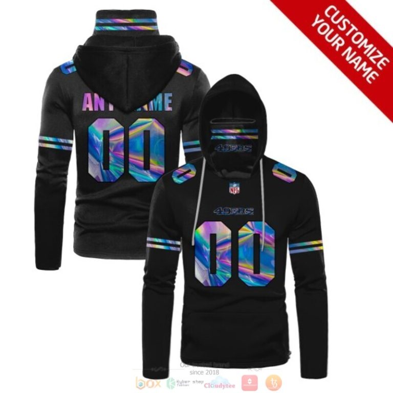Personalized-Nfl-San-Francisco-49Ers-Black-Custom-3D-Hoodie-Mask-1