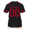 Personalized Nfl San Francisco 49Ers Black Custom 3D Shirt