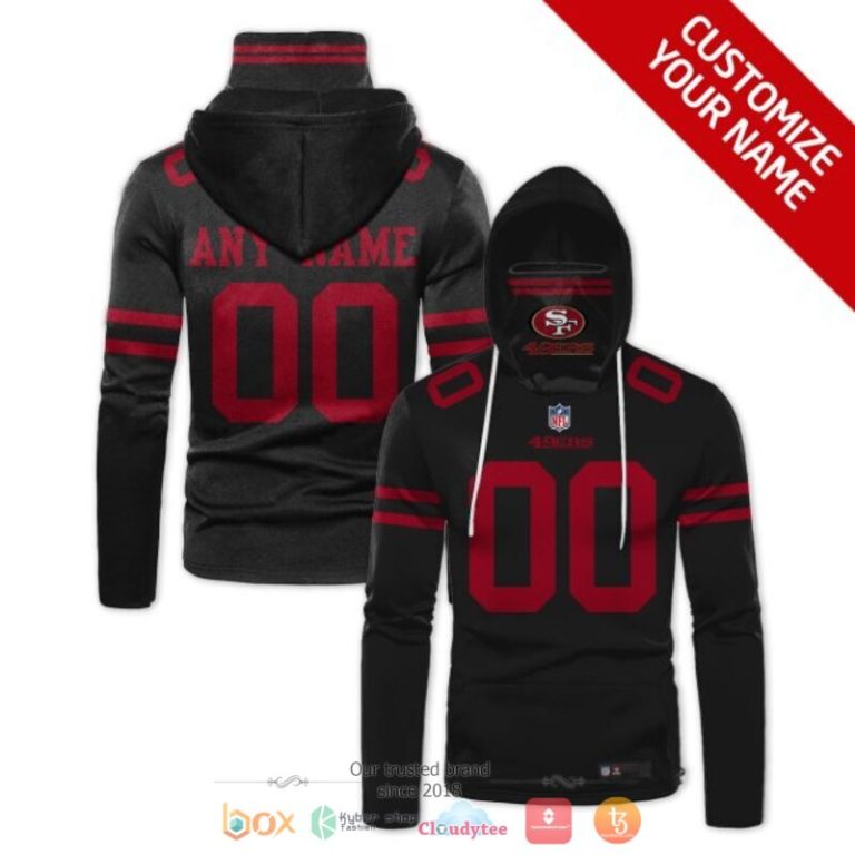 Personalized-Nfl-San-Francisco-49Ers-Black-Custom-Hoodie-Mask-1