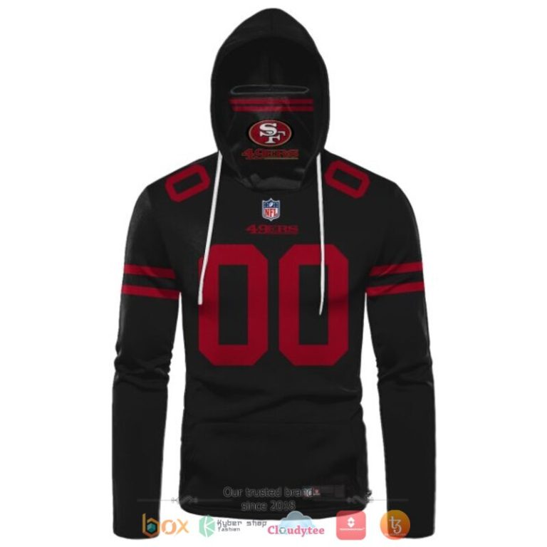Personalized-Nfl-San-Francisco-49Ers-Black-Custom-Hoodie-Mask-2