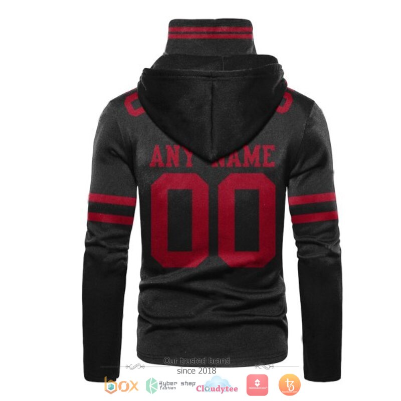 Personalized Nfl San Francisco 49Ers Black Custom Hoodie Mask Personalized Nfl San Francisco 49Ers Black Custom Hoodie Mask