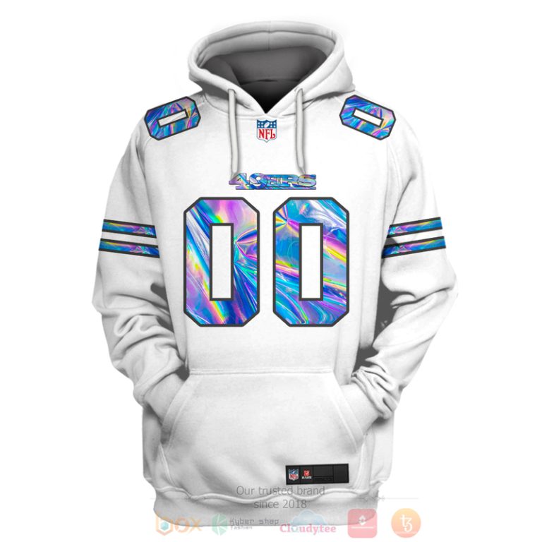 Personalized-Nfl-San-Francisco-49Ers-Football-Team-White-Hologram-Color-3D-Hoodie-Shirt-3