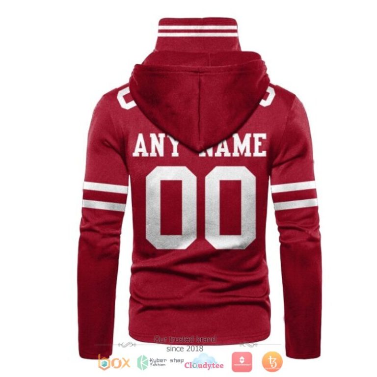 Personalized-Nfl-San-Francisco-49Ers-Red-Custom-Hoodie-Mask-3