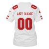 Personalized Nfl San Francisco 49Ers White 3D Shirt