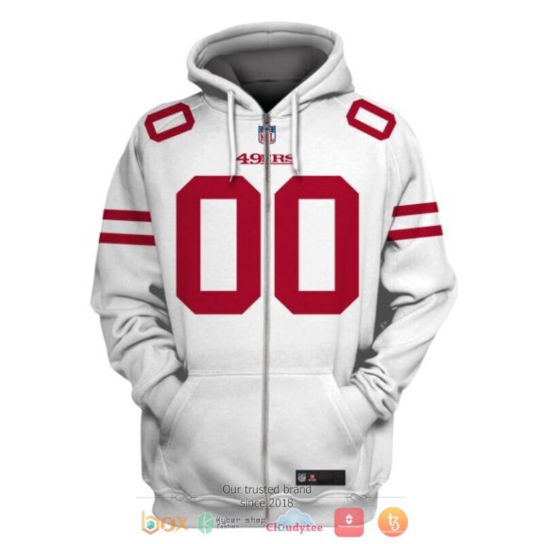 Personalized-Nfl-San-Francisco-49Ers-White-Custom-3D-Shirt-Hoodie-2