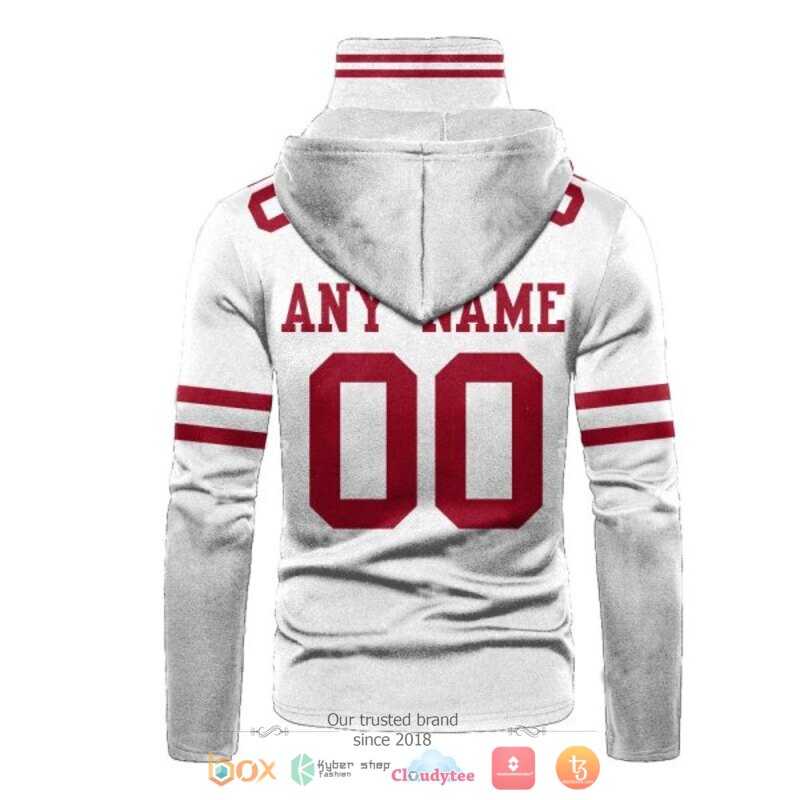 Personalized Nfl San Francisco 49Ers White Custom Hoodie Mask Personalized Nfl San Francisco 49Ers White Custom Hoodie Mask