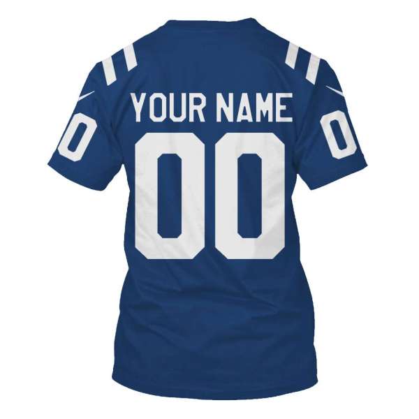 Personalized Nfl Seattle Seahawks Blue 3D Shirt Personalized Nfl Seattle Seahawks Blue 3D Shirt