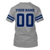 Personalized Nfl Seattle Seahawks Grey 3D Shirt