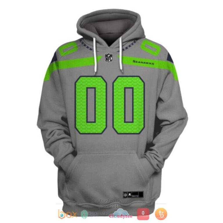 Personalized-Nfl-Seattle-Seahawks-Grey-Custom-3D-Shirt-Hoodie-3