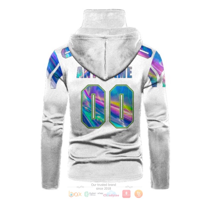 Personalized Nfl Seattle Seahawks White Custom 3D Hoodie Mask Personalized Nfl Seattle Seahawks White Custom 3D Hoodie Mask