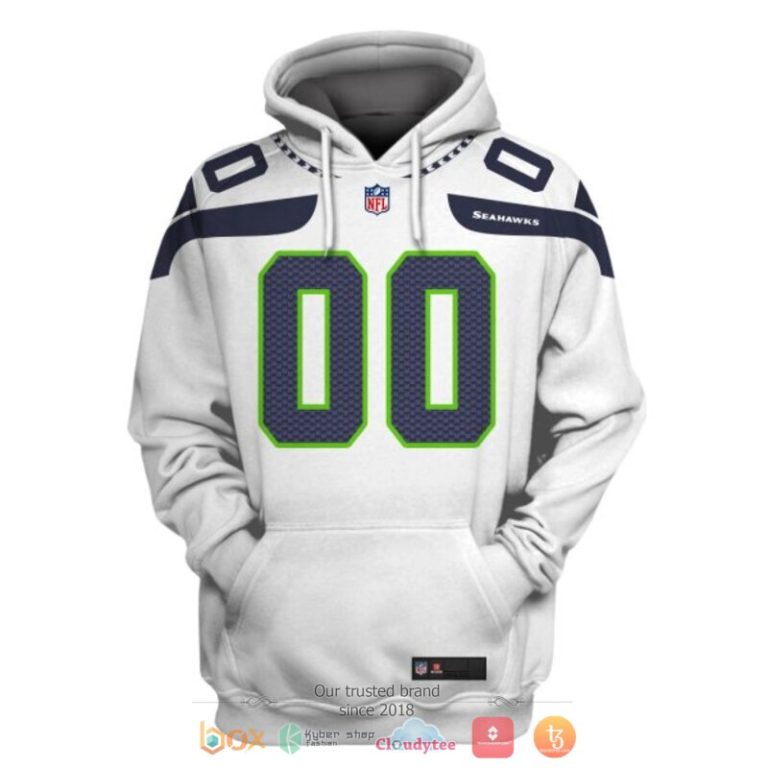 Personalized-Nfl-Seattle-Seahawks-White-Custom-3D-Shirt-Hoodie-3
