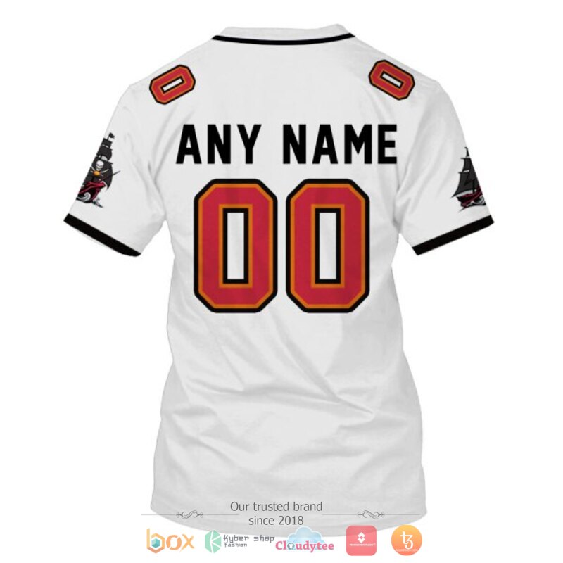 Personalized Nfl Tampa Bay Buccaneers Black White Custom 3D Shirt Personalized Nfl Tampa Bay Buccaneers Black White Custom 3D Shirt