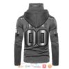 Personalized Nfl Tampa Bay Buccaneers Dark Grey Custom 3D Hoodie Mask
