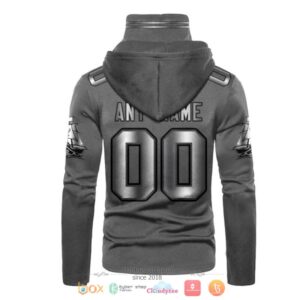 Personalized Nfl Tampa Bay Buccaneers Dark Grey Custom 3D Hoodie Mask