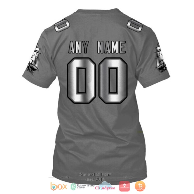 Personalized Nfl Tampa Bay Buccaneers Dark Grey Custom 3D Shirt Personalized Nfl Tampa Bay Buccaneers Dark Grey Custom 3D Shirt