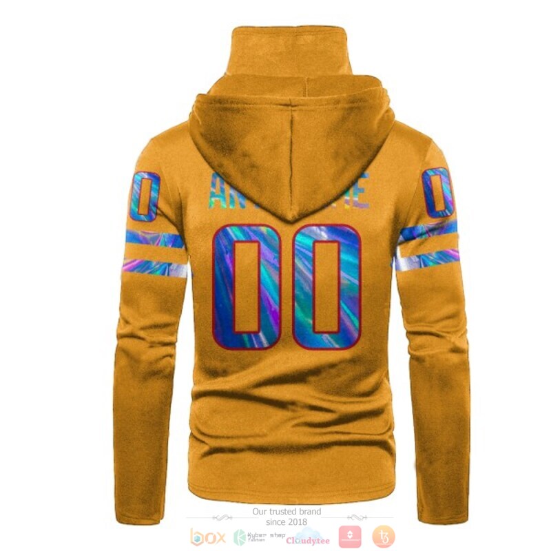 Personalized Nfl Tampa Bay Buccaneers Dark Yellow Custom 3D Hoodie Mask Personalized Nfl Tampa Bay Buccaneers Dark Yellow Custom 3D Hoodie Mask