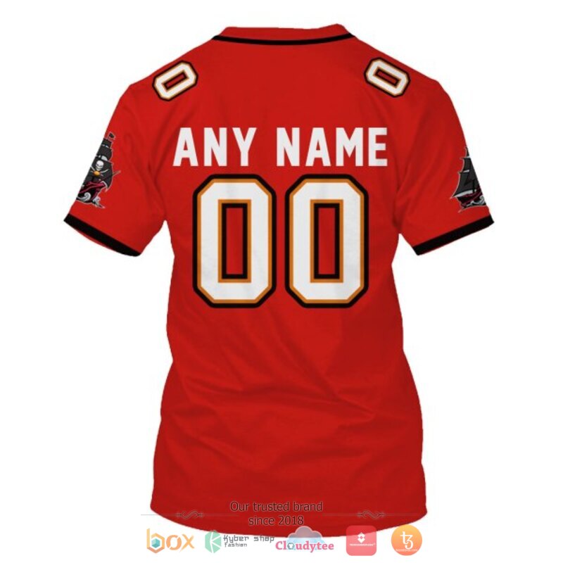 Personalized Nfl Tampa Bay Buccaneers Red Custom 3D Shirt Personalized Nfl Tampa Bay Buccaneers Red Custom 3D Shirt