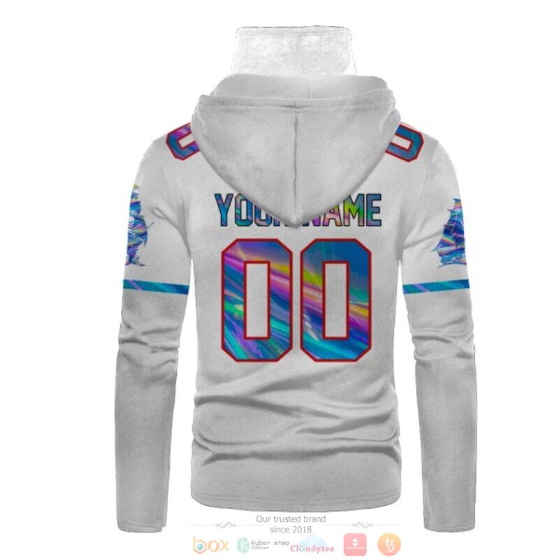 Personalized Nfl Tampa Bay Buccaneers White Custom 3D Hoodie Mask Personalized Nfl Tampa Bay Buccaneers White Custom 3D Hoodie Mask