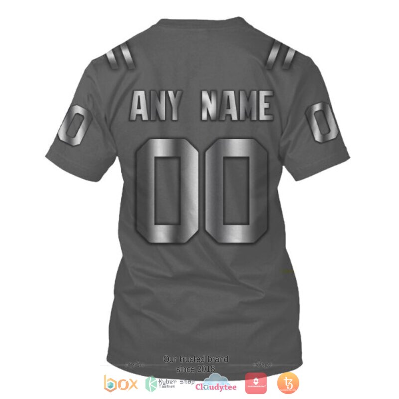 Personalized Nfl Teams Dark Grey Custom 3D Shirt Personalized Nfl Teams Dark Grey Custom 3D Shirt